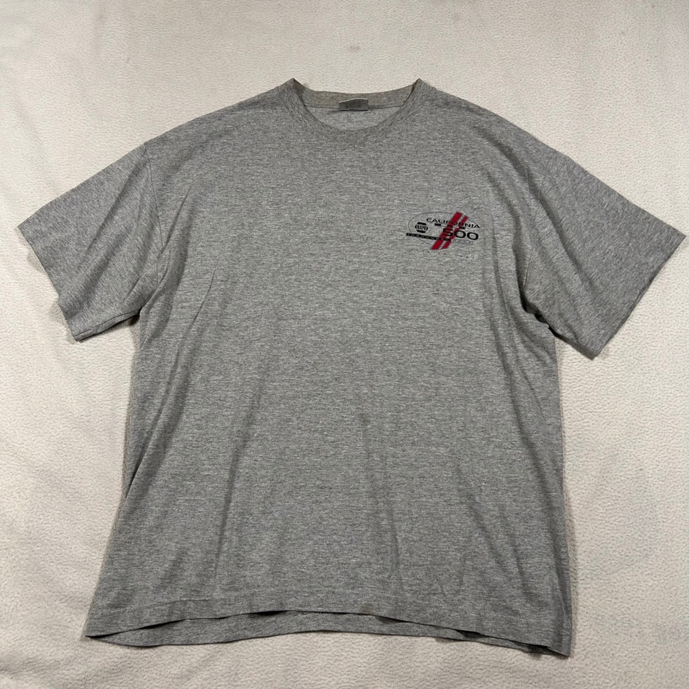 Gear For Sports T-Shirt Mens L Gray California 500 1997 Inaugural Race Vintage